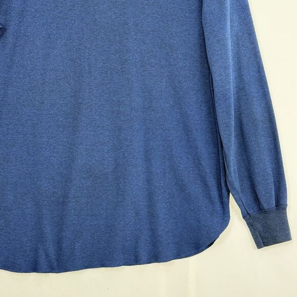 VINTAGE Munsingwear Shirt Men XL Blue Henley Base Layer Thermal 80s - Picture 9 of 16